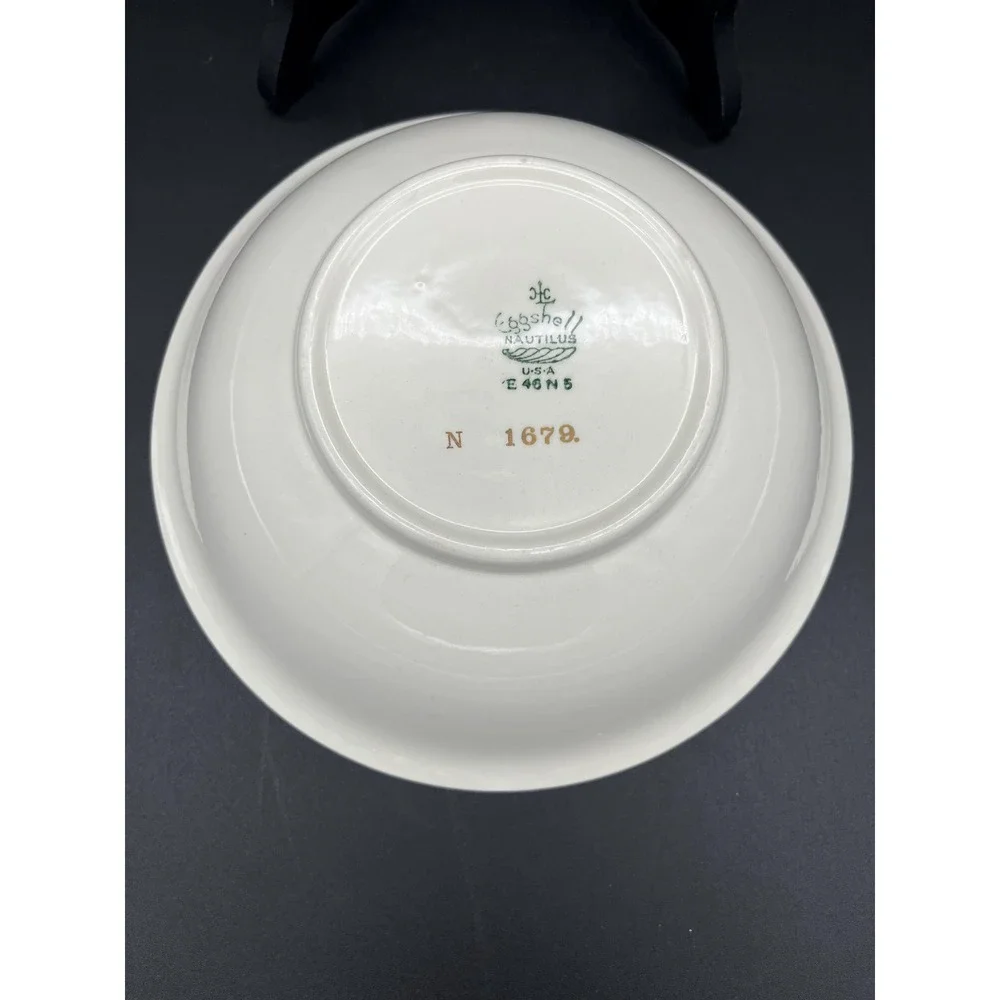 Serving Bowl Dresden Homer Laughlin Eggshell Nautilus